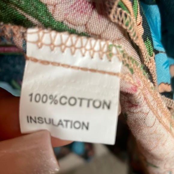 Cottagecore Style Allover Flower Print Surplice Wrap Dress - Picture 2 of 5